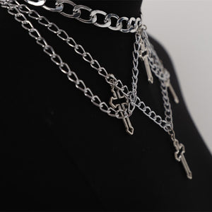 "CROSS CHAIN" NECKLACE