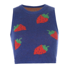 "STRAWBERRY" SWEATER VEST