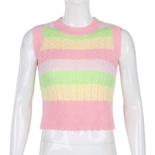 "PASTEL RAINBOW" SWEATER VEST