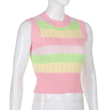 "PASTEL RAINBOW" SWEATER VEST