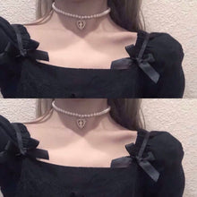 "PEARL HEART" NECKLACE