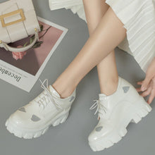"SILVER HEART" CHUNKY SHOES