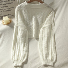 "VINTAGE CHIC" CROPPED SWEATER