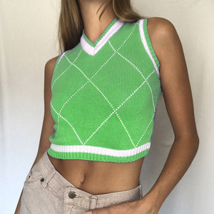"CRISS CROSS" SWEATER VEST