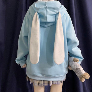 "RABBIT EAR" ZIP UP HOODIE