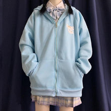 "RABBIT EAR" ZIP UP HOODIE