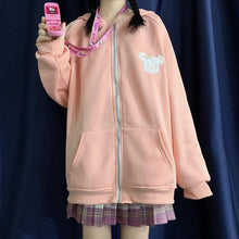 "RABBIT EAR" ZIP UP HOODIE