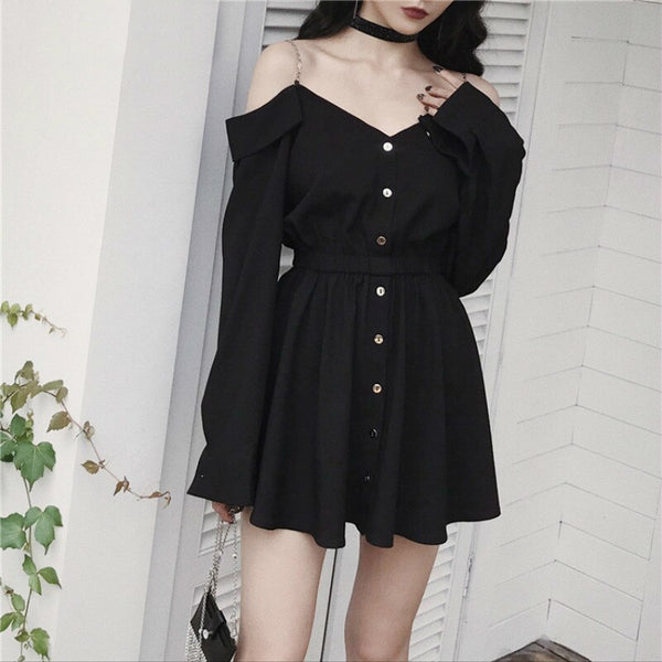"APRIL" OFF THE SHOULDER DRESS