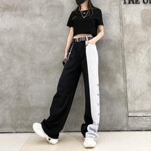"CONTRAST" TROUSERS