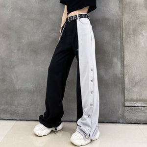 "CONTRAST" TROUSERS