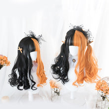 "ORANGE SPLIT" LONG WIG