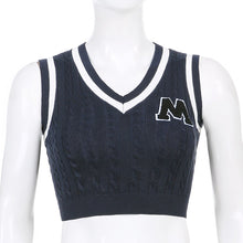 "MERA" CROPPED SWEATER VEST