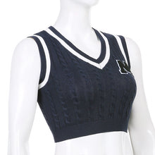 "MERA" CROPPED SWEATER VEST