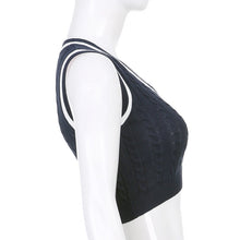 "MERA" CROPPED SWEATER VEST