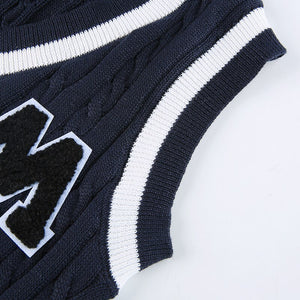 "MERA" CROPPED SWEATER VEST