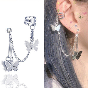 "FLUTTER" CHAIN CUFF EARRING