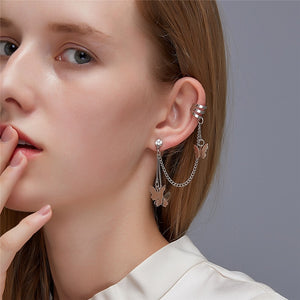 "FLUTTER" CHAIN CUFF EARRING