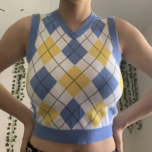 "CLASSIC" ARGYLE SWEATER VEST