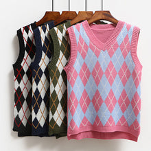 "PREPPY ARGYLE" SWEATER VEST
