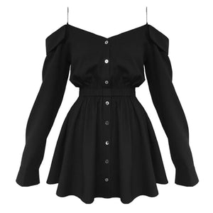 "APRIL" OFF THE SHOULDER DRESS