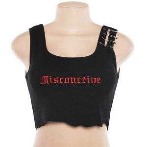 "MISCONCEIVE" CROP TOP