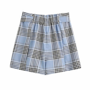 "MARIANNE" PLAID SKORT