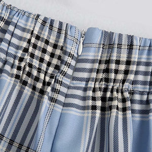 "MARIANNE" PLAID SKORT