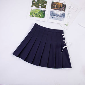 "COLOR LACED" PLEATED SKIRTS