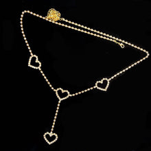 "RHINESTONE HEART" WAIST BELT