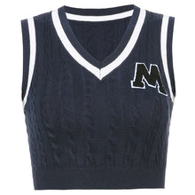 "MERA" CROPPED SWEATER VEST