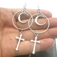 "GOTHIC CROSS" EARRINGS