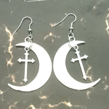 "GOTHIC CROSS" EARRINGS