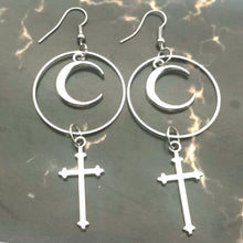 "GOTHIC CROSS" EARRINGS
