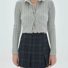 "GOOD GIRL" PLAID BUCKLE SKORT