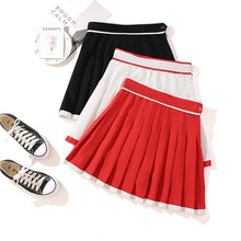 "RETRO STRIPE" PLEATED SKIRT