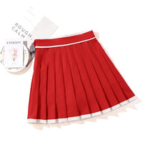 "RETRO STRIPE" PLEATED SKIRT