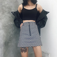 "CHECKERBOARD" SKIRT