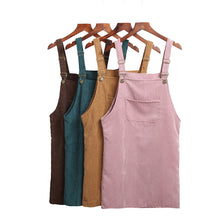 "CORDUROY" OVERALL SKIRT