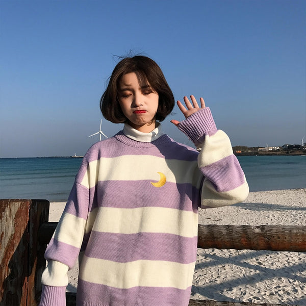 "BRIGHT MOON" SWEATER