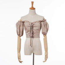 "LACED UP" BLOUSE