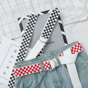 "CHECKERBOARD" BELT