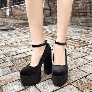 "JENNIE" PLATFORM HEELS